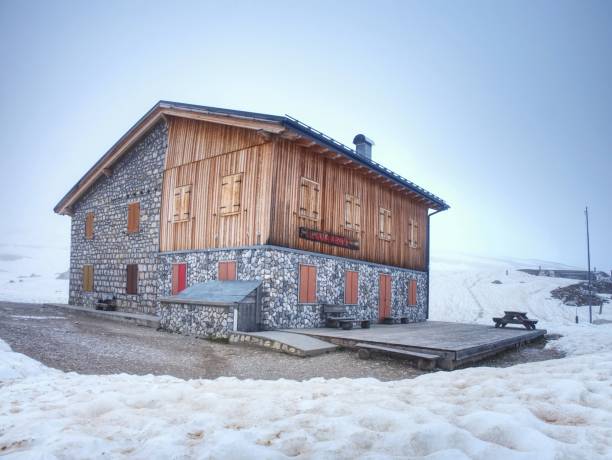 istock Hike tour bellow Three Peaks of Lavaredo, Misurina Range Cadini 972489590