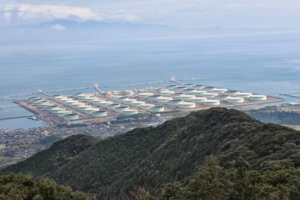 istock Kagoshima-ken petrochemical complex,japan 972489932
