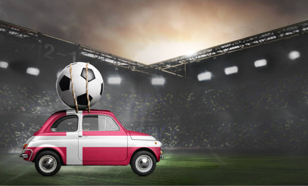 istock Denmark car on football stadium 972492404