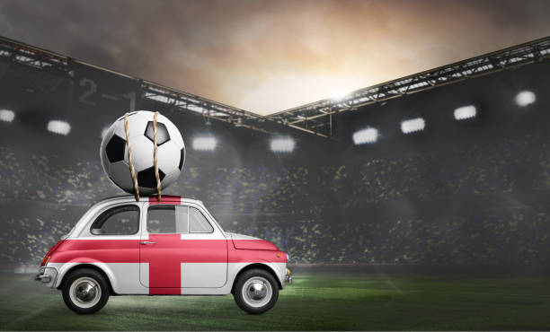 istock England car on football stadium 972492450