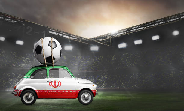 istock Iran car on football stadium 972492510