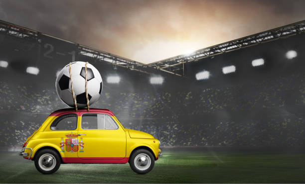 istock Spain car on football stadium 972492688
