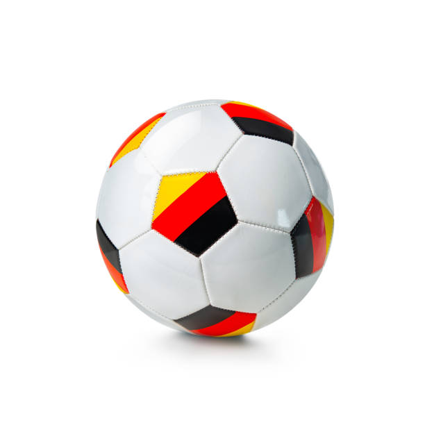 Soccer ball with german flag