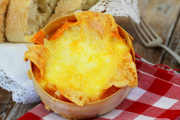 istock Baked French cheese, closeup 972509684