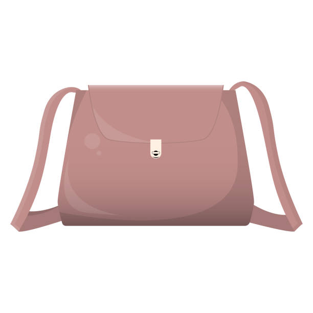 婦人バッグ ベクター デザイン - briefcase luggage brown black点のイラスト素材／クリップアート素材／マンガ素材／アイコン素材