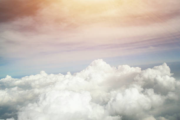 istock blue sky with clouds closeup. blue sky background 972517962