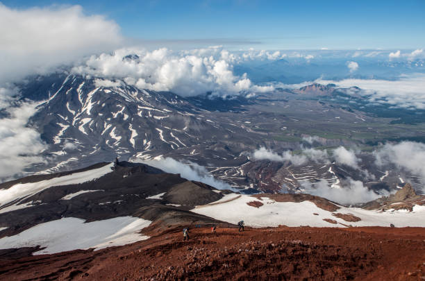 istock View from Avachinsky volcano to Koryaksky volcano, Kamchatka 972518090