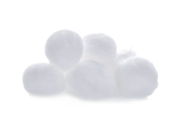 istock cotton wool isolated on a white background 972523582