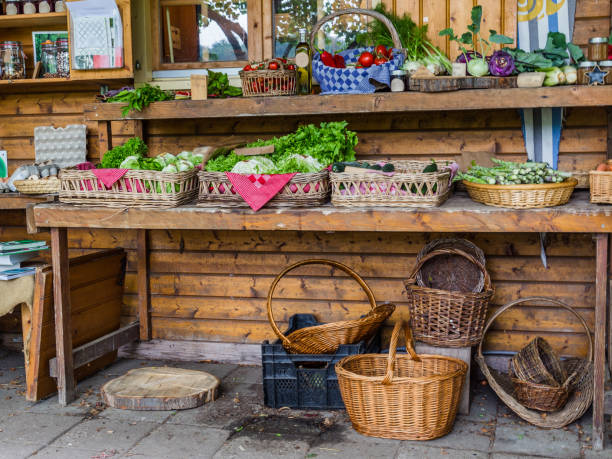 istock Farmshop with local products 972523662