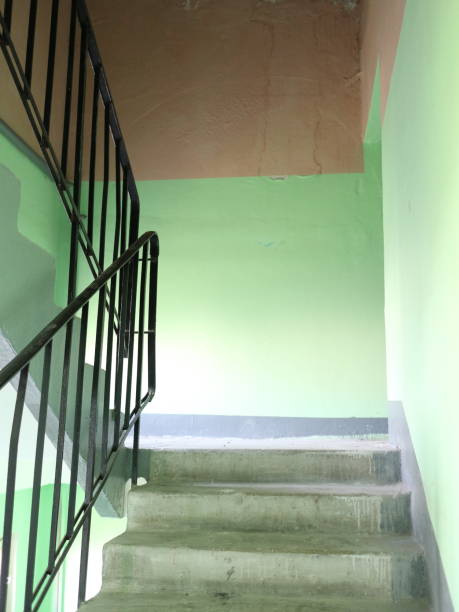 istock staircase in a block of flats 972526176