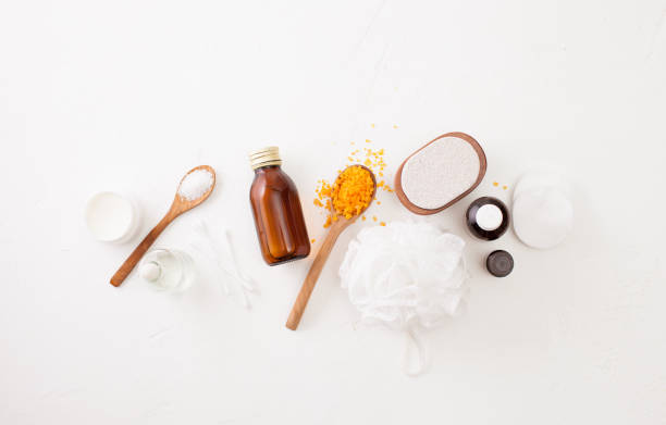 istock Cosmetics for Spa and aromatherapy on white 972531894