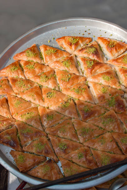 istock Greek spanakopita dish triangles 972534938