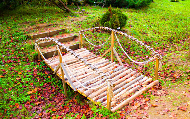 istock Bridge wooden and grenery 972544868