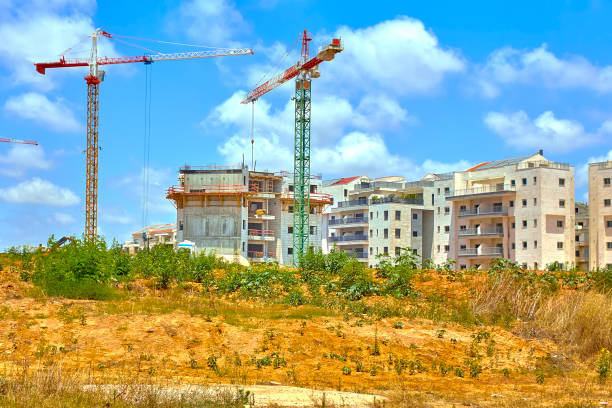 istock Construction of a residential area. 972570192