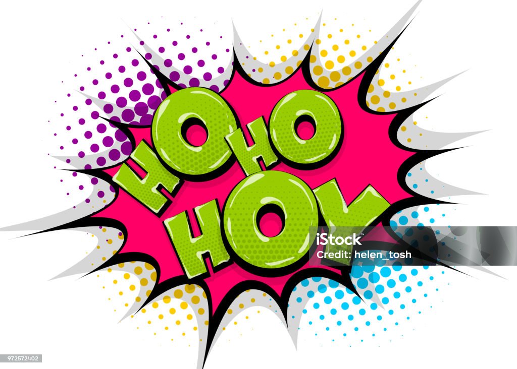 Vector Hoy Hoy Hey Pop Art Comic Book Text Speech Bubble Stock Illustration ...