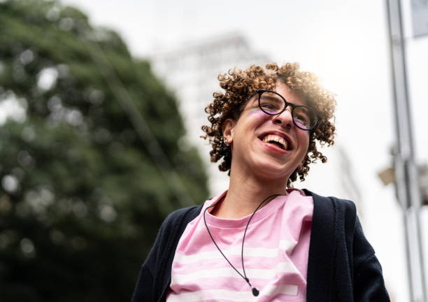 Portrait of young man Diversity nerd kid stock pictures, royalty-free photos & images