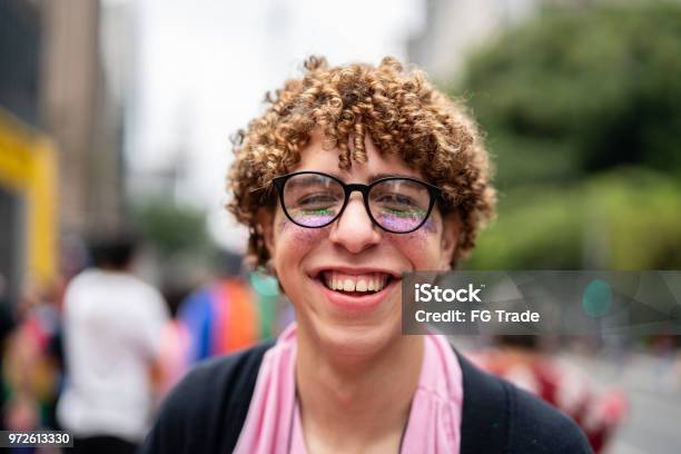 Portrait Of Young Man Stock Photo - Download Image Now - LGBTQIA Rights, LGBTQIA Culture, Teenager