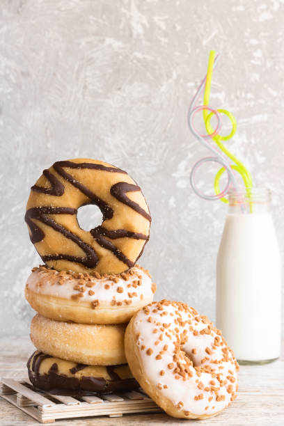istock Donuts with salted caramel and chocolate 972627510