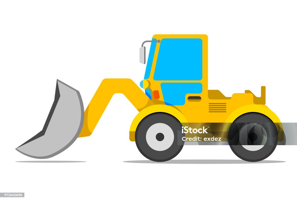 Engineering Vehicle Loader Loader Engineering Vehicle Stock Illustration - Download Image Now ...