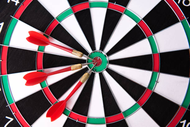 istock Darts arrows on the target 972658632