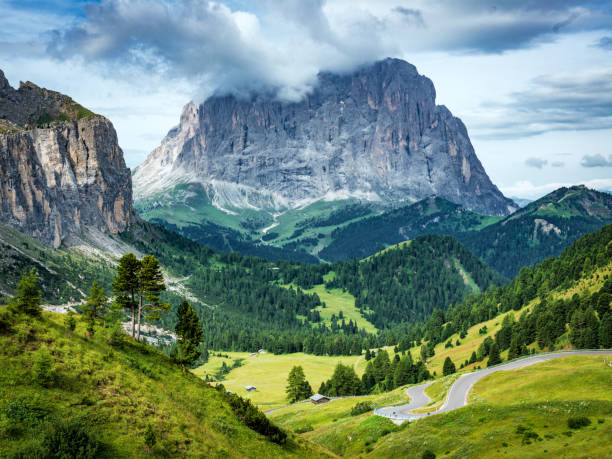 istock Alpine landscape from South Tirol, Italy 972659962