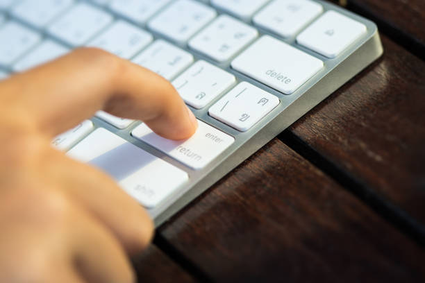 istock Woman is using a tablet and typing keyboard 972680668