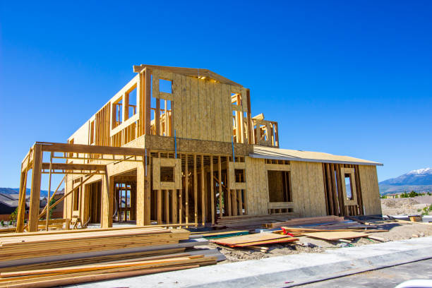 istock Brand New Two Story Home Construction 972695438