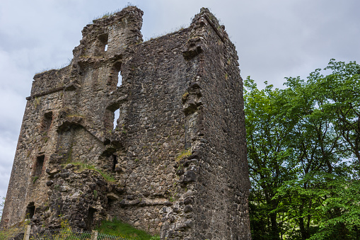 Ruined chapel on Burgh Island in Devon
