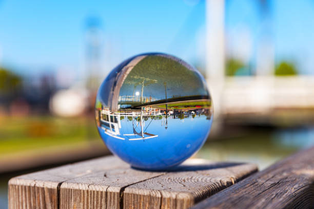 Brighton Pier seen through a Lensball