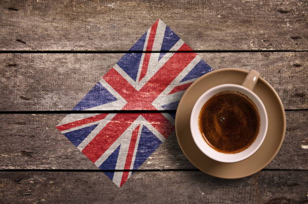 istock Directly Above Shot Of Coffee Cup On Table 972722648