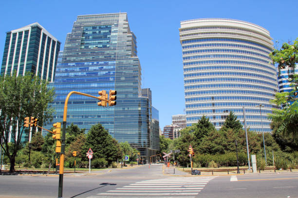 istock empty streets in metropolis of Buenos Aires, Argentina 972728576