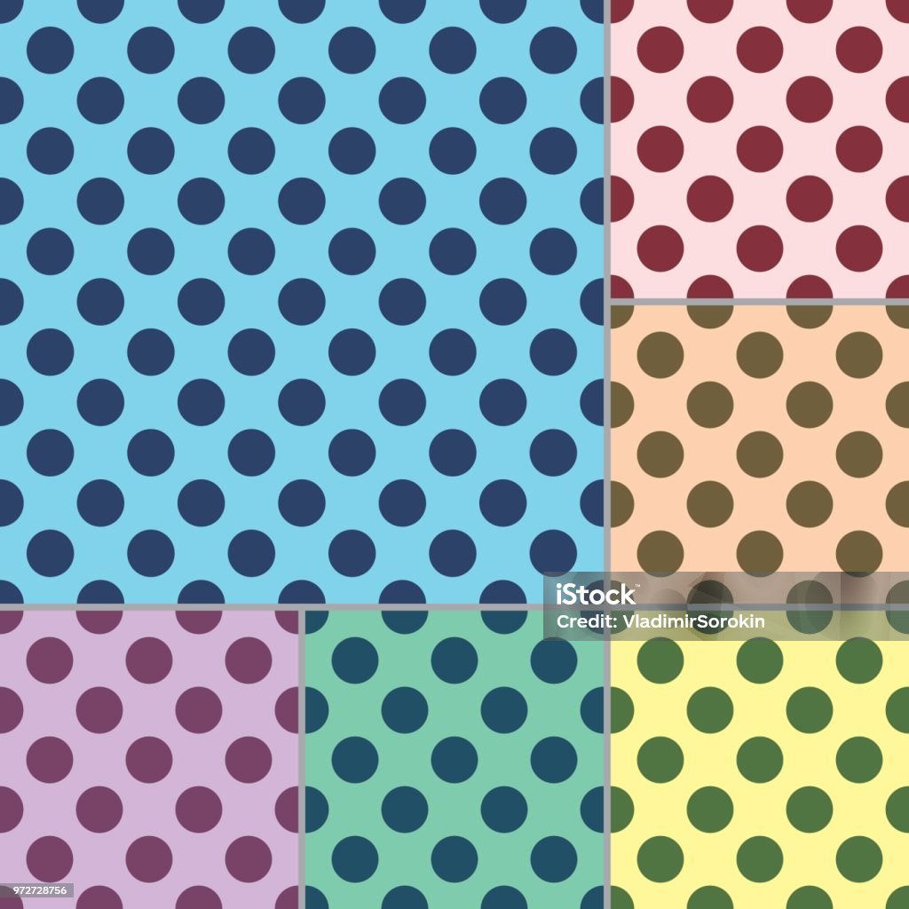 Dotten Pattern Vector Dotted Patterns Set Stock Illustration - Download Image Now ...