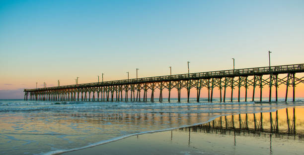 istock Sunset at Surf City Pier 972752350