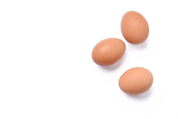 istock Top view of three raw eggs 972752418