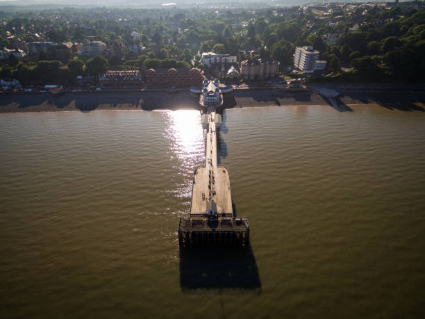 istock Aerial view of Summer at Penarth Pier 972760442