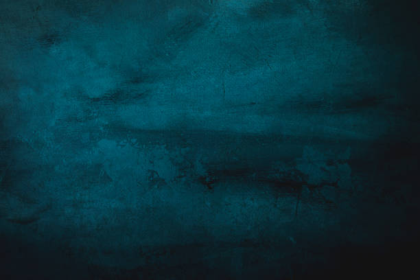 old blue canvas painting draft detail, background or texture