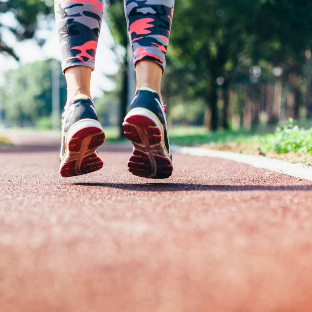 istock Unrecognizable woman is warming up for running 972784970