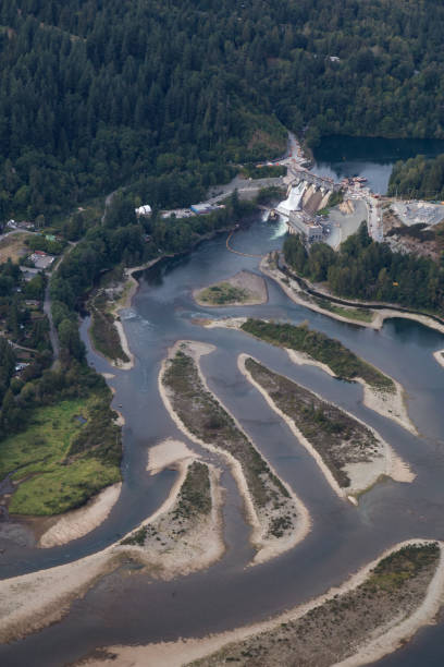 istock Aerial View of River 972839654