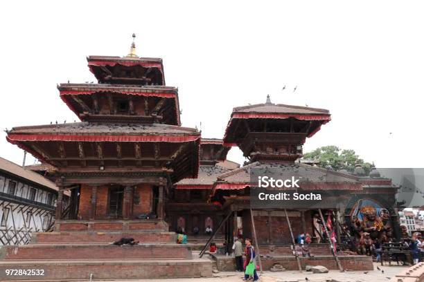 Durbar Square Of Kathmandu Nepal Stock Photo - Download Image Now - Accidents and Disasters, Ancient, Antique