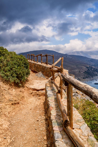istock Preveli Beach with Palms park on Crete island, Greece. 972859250