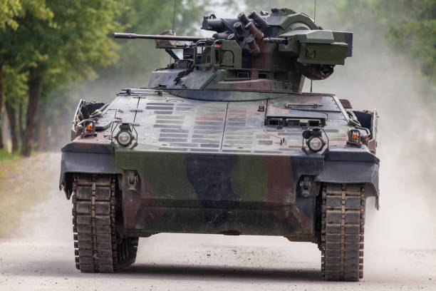 istock German infantry fighting vehicle drives on a road 972885274