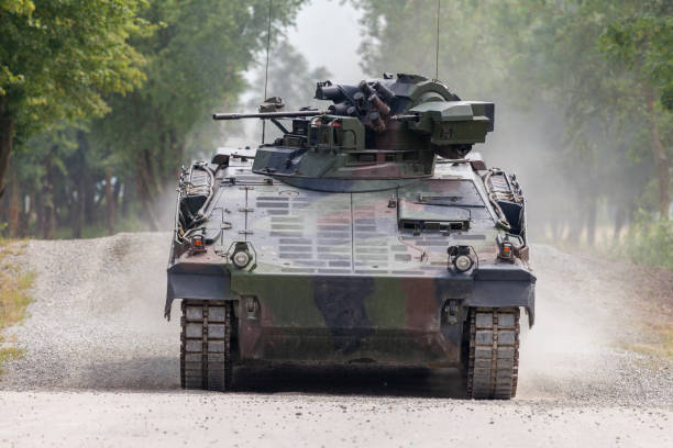 istock German infantry fighting vehicle drives on a road 972885288