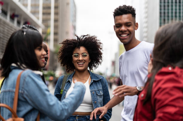 istock Authentic Group of Diverse Friends Having Fun 972901910