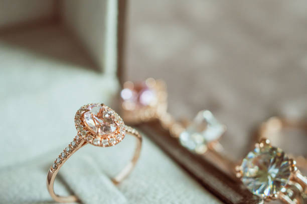 istock luxury diamond ring in jewelry box vintage style 972919164