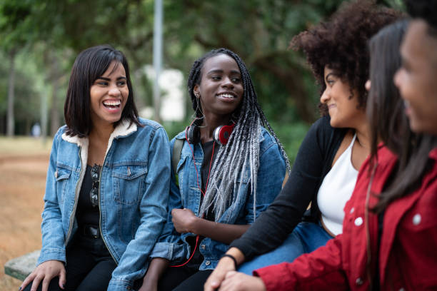 istock Group of Diverse Having Fun at Park 972919398