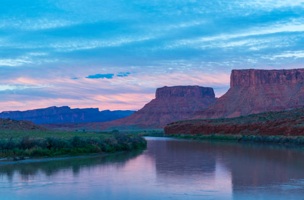 istock Pink Sunset along the Colorado River Utah 972936762