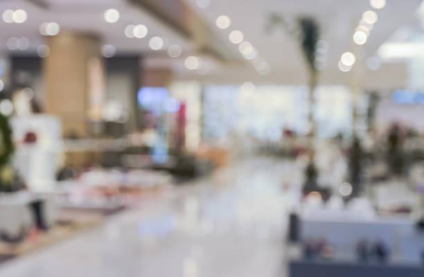 istock Blurred shopping mall or department store interior background 972944256