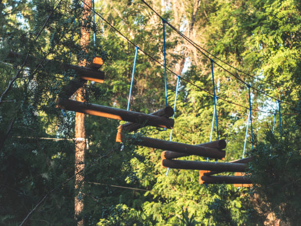 istock rope park bridge obstacle healthy lifestyle concept 972951178