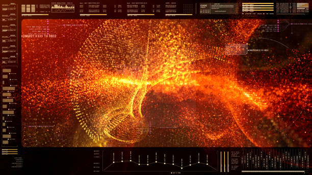 istock Advance motion graphic futuristic user interface head up display 972956392