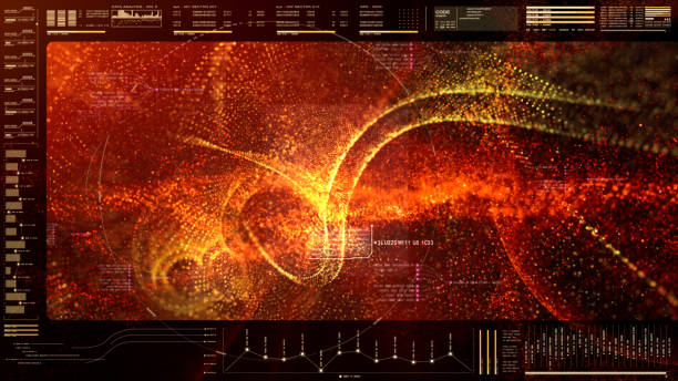 istock Advance motion graphic futuristic user interface head up display 972956396